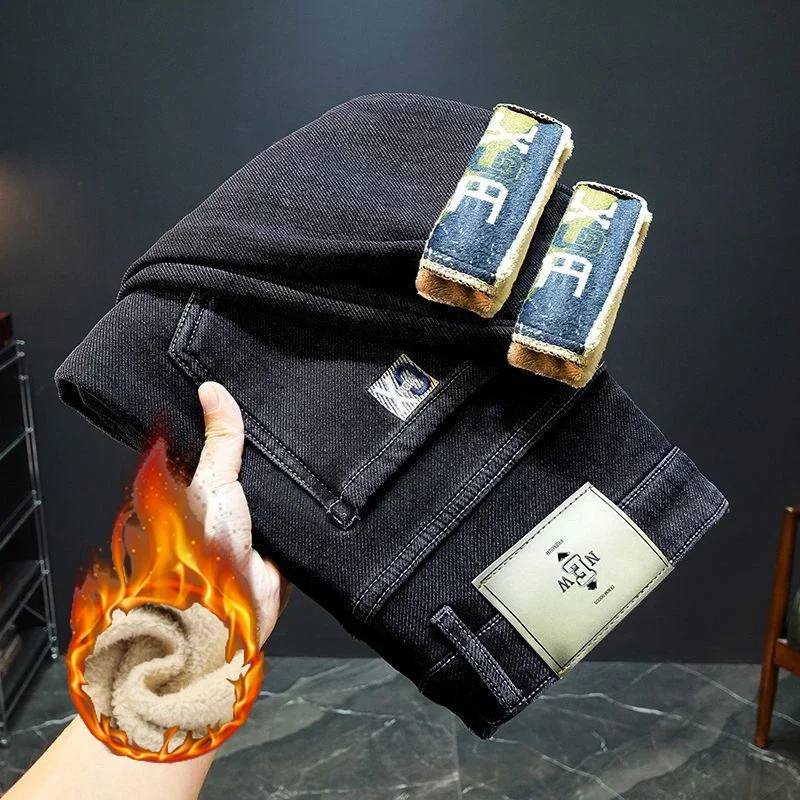 Hot Sale Men Thickened Warm Sl - Streetwear Brand Denim review and price