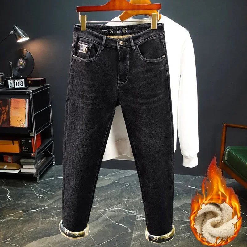Hot Sale Men Thickened Warm Sl - Streetwear Brand Denim review and price