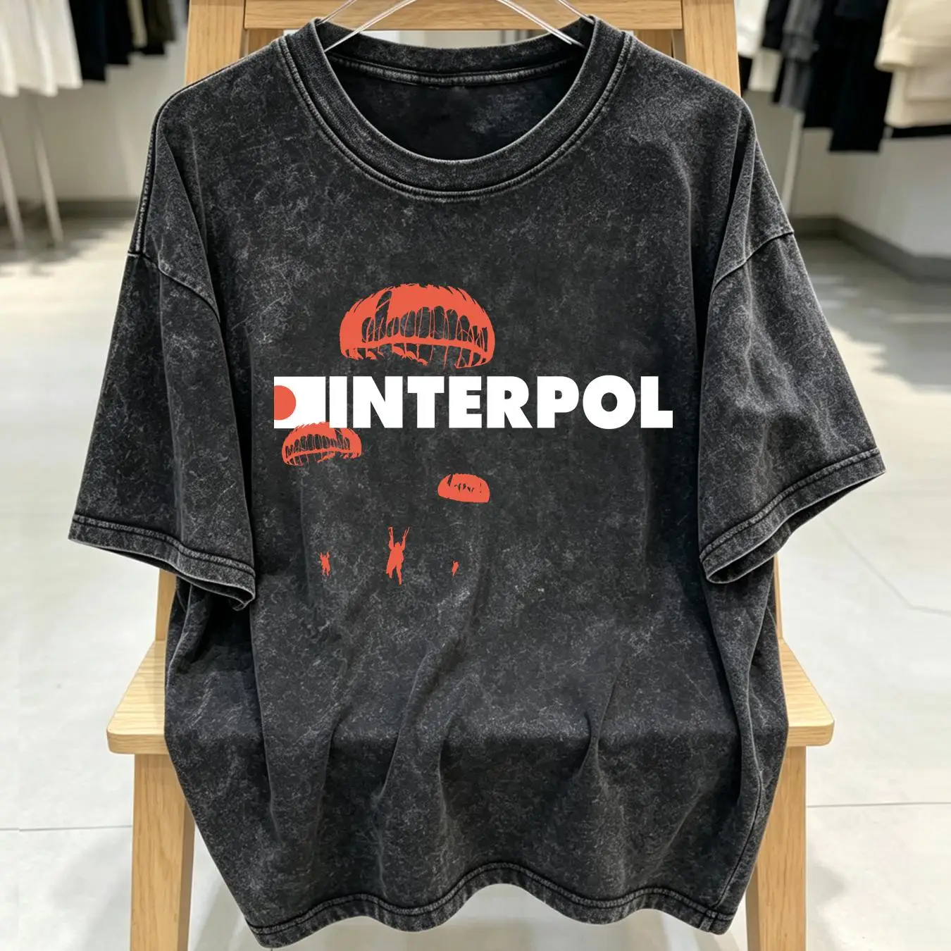 washed T Shirt Interpol band r - Streetwear Brand Vintage review and price