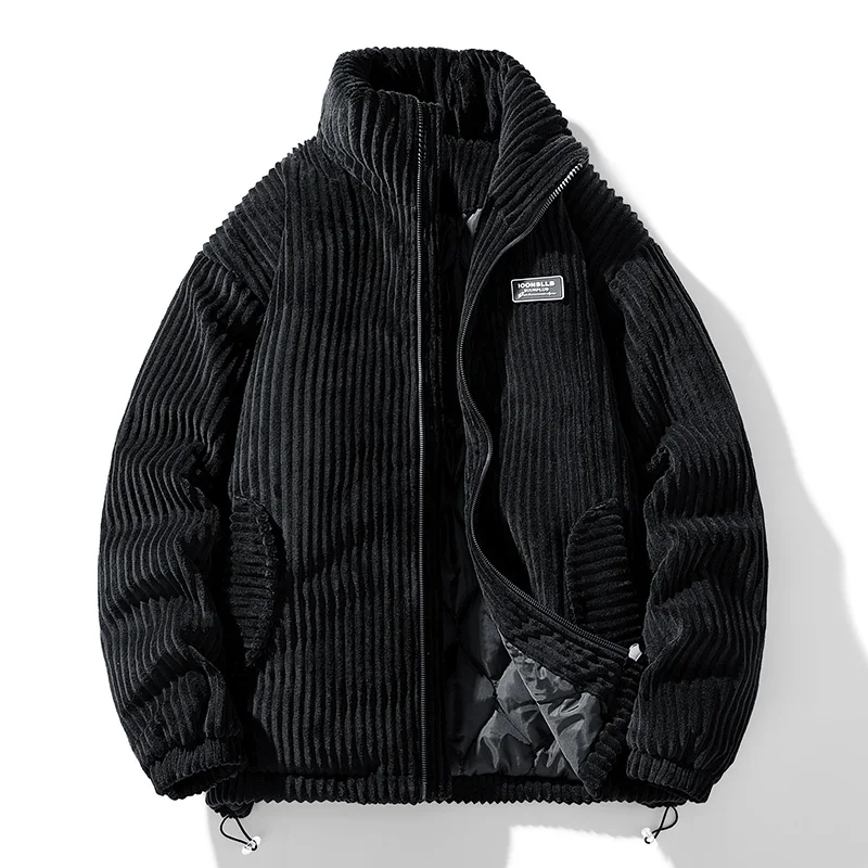 Men Winter Corduroy Puffer Jac - Streetwear Brand Clothing review and price